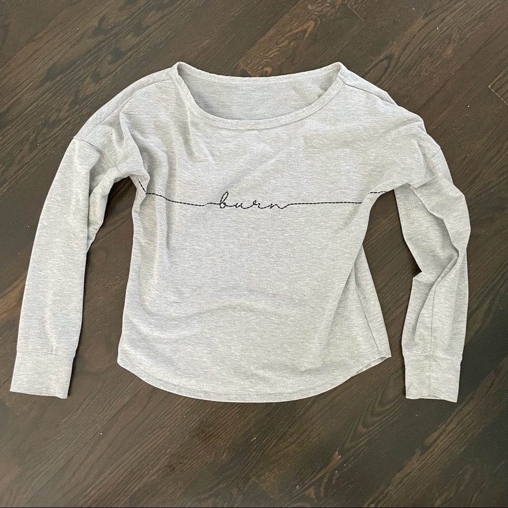 Burn Bootcamp Off the Shoulder Sweatshirt